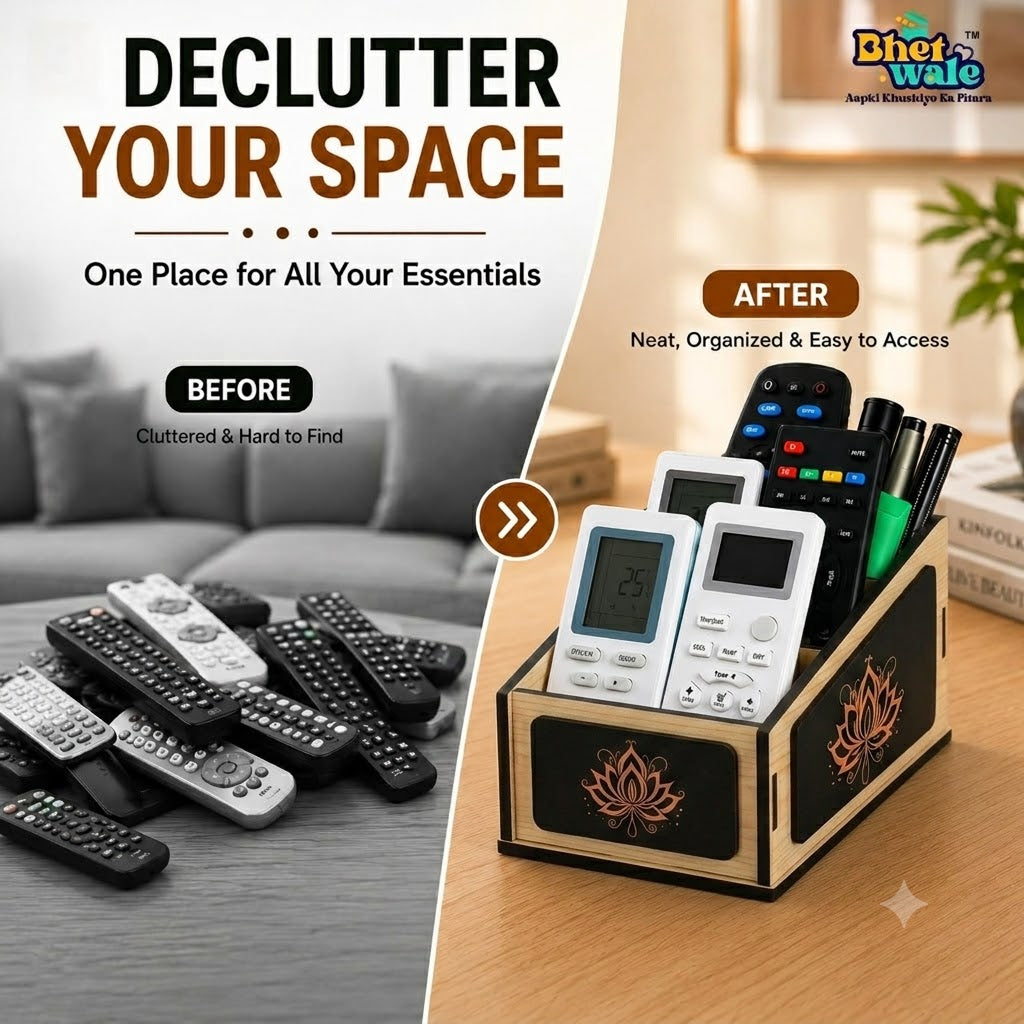 3 Compartment Remote Stand