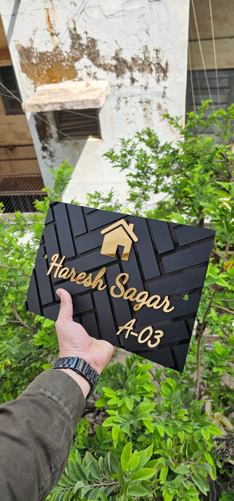 Custom Name Plate with Classic Touch – Perfect for Entrances & Doors | Bhetwale