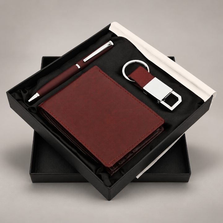 Pen, Keychain & Wallet Corporate Gift Set - GS131
