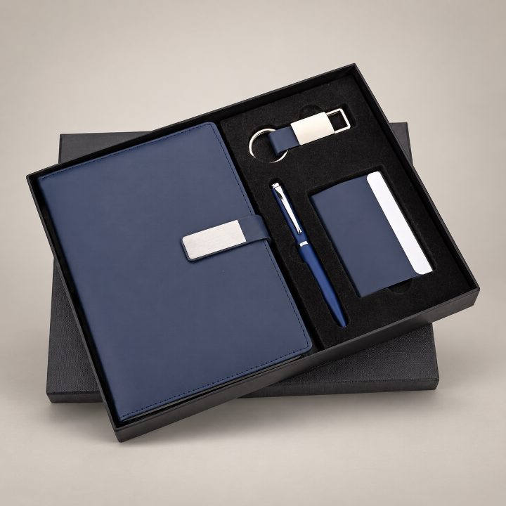 Pen, Diary, Keychain & Cardholder Corporate Gift Set - GS298