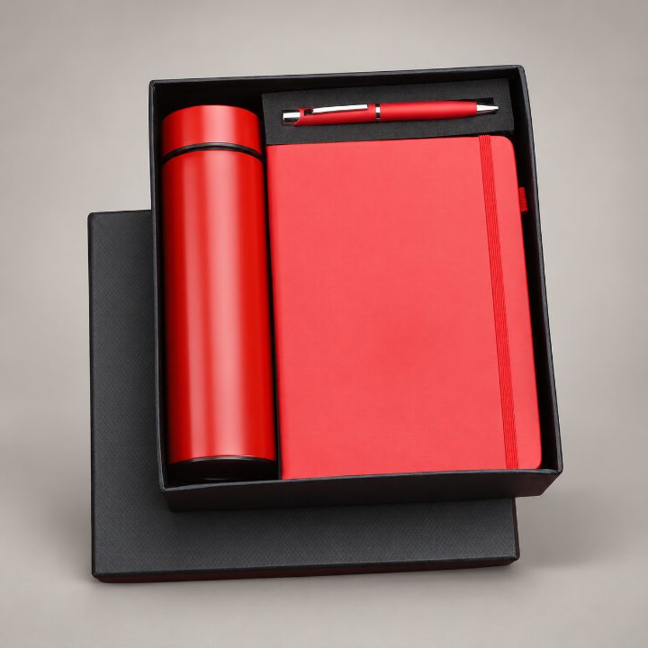 Diary, Pen & Temperature Bottle Corporate Gift Set - GS184