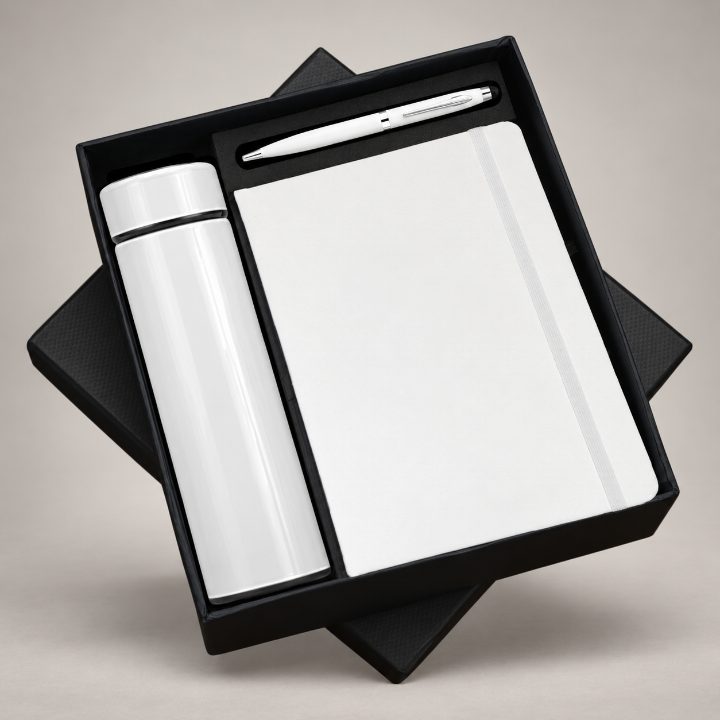 Diary, Pen & Temperature Bottle Corporate Gift Set - GS182
