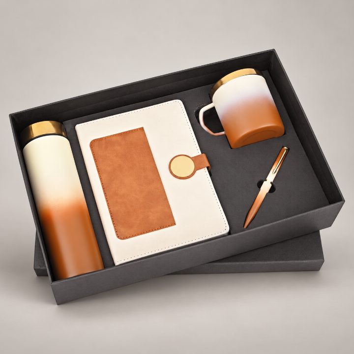 Diary, Pen, Bottle & Mug Corporate Gift Set - GS332