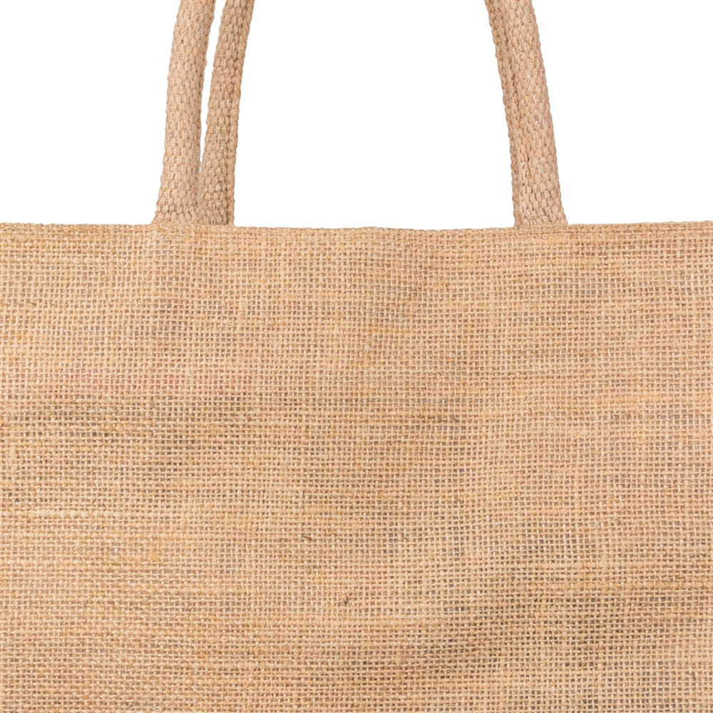 18x16x5 inch Natural Jute Bag – With Zip — view 4