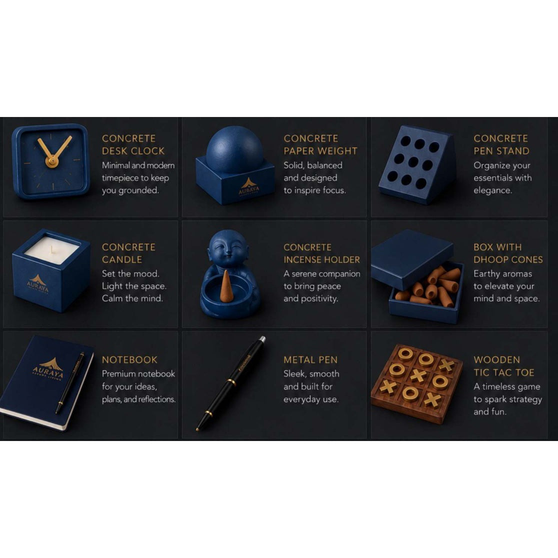 Zenith Collection — details and available finishes