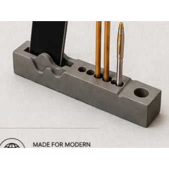 Essentia Desk Organizer — details and available finishes