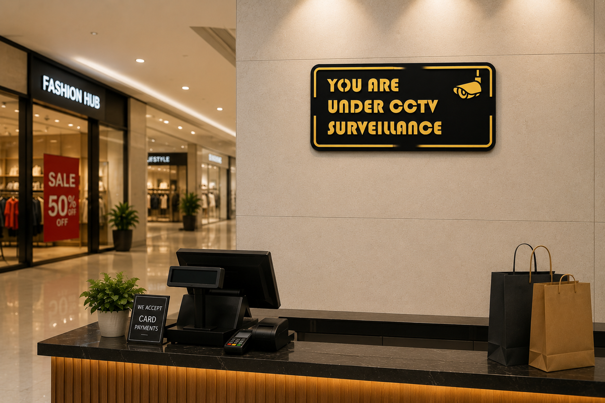 CCTV  Sign Board