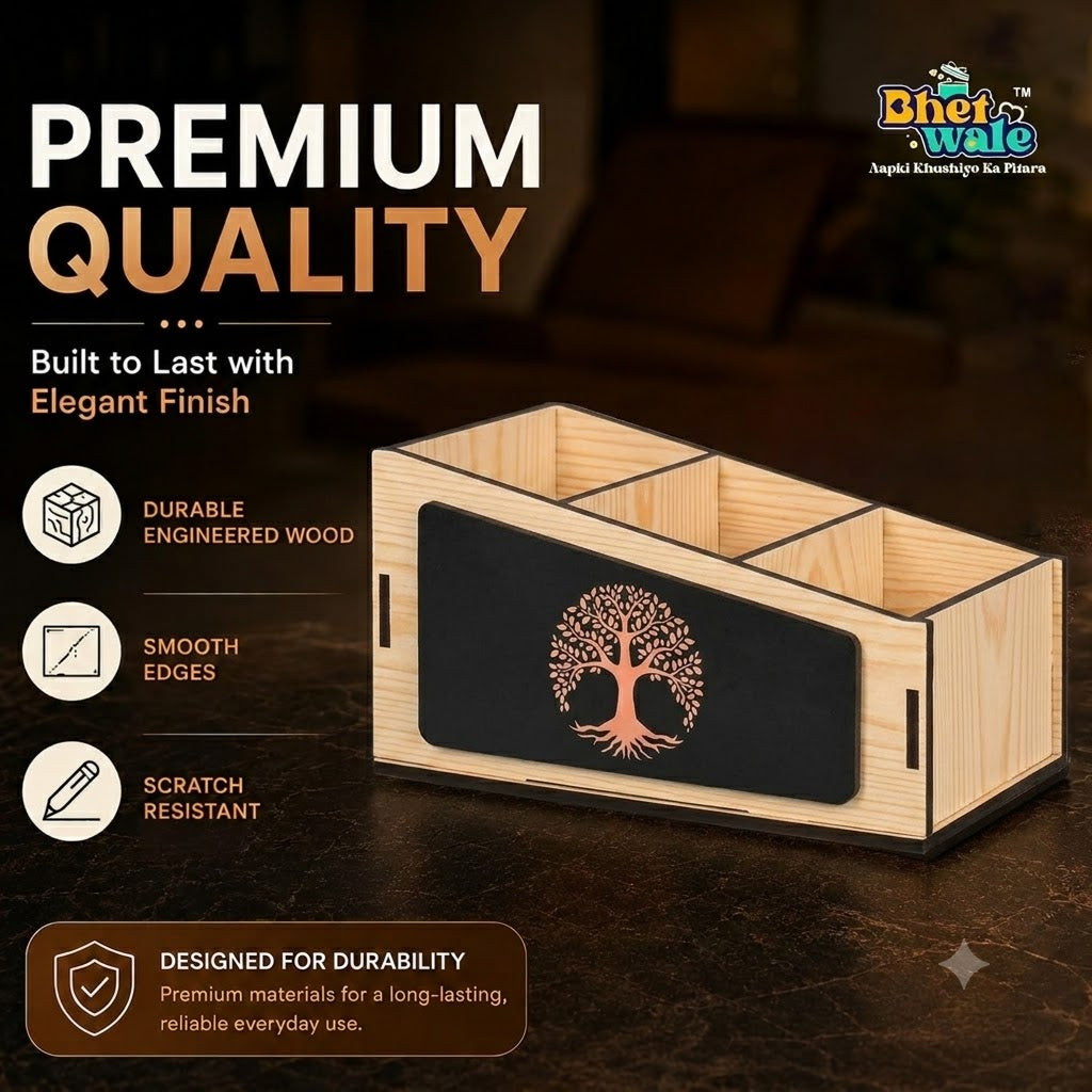 3-Compartment  Remote Stand