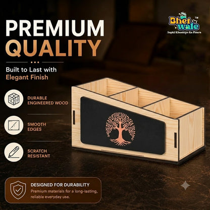 3-Compartment  Remote Stand