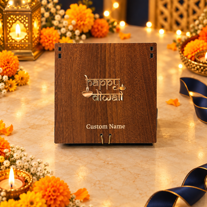 16 Cavity Prelam MDF Diwali Box – primary view in Diwali setting