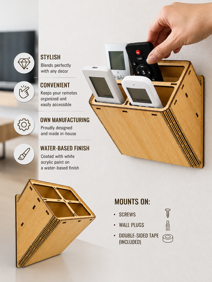 4 Compartment Remote Organizer