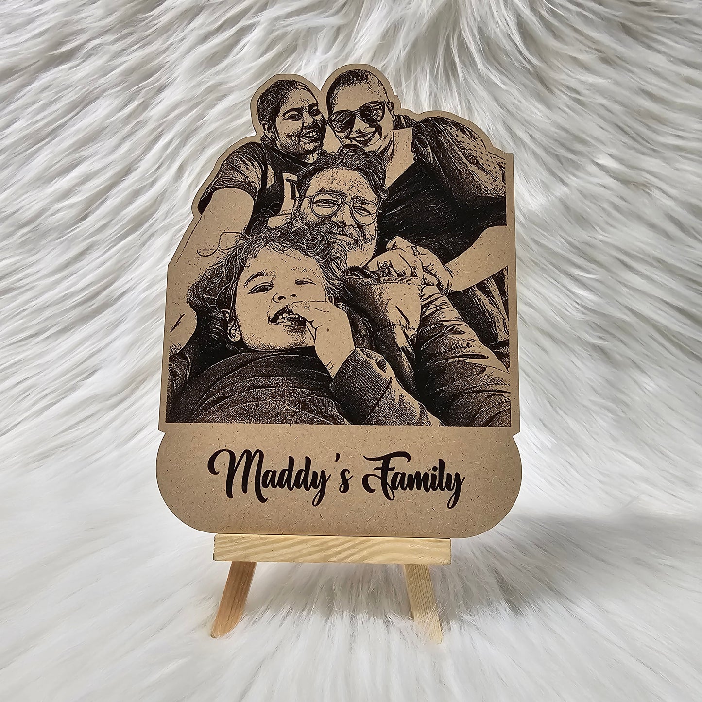 Personalized Wooden Photo Stand