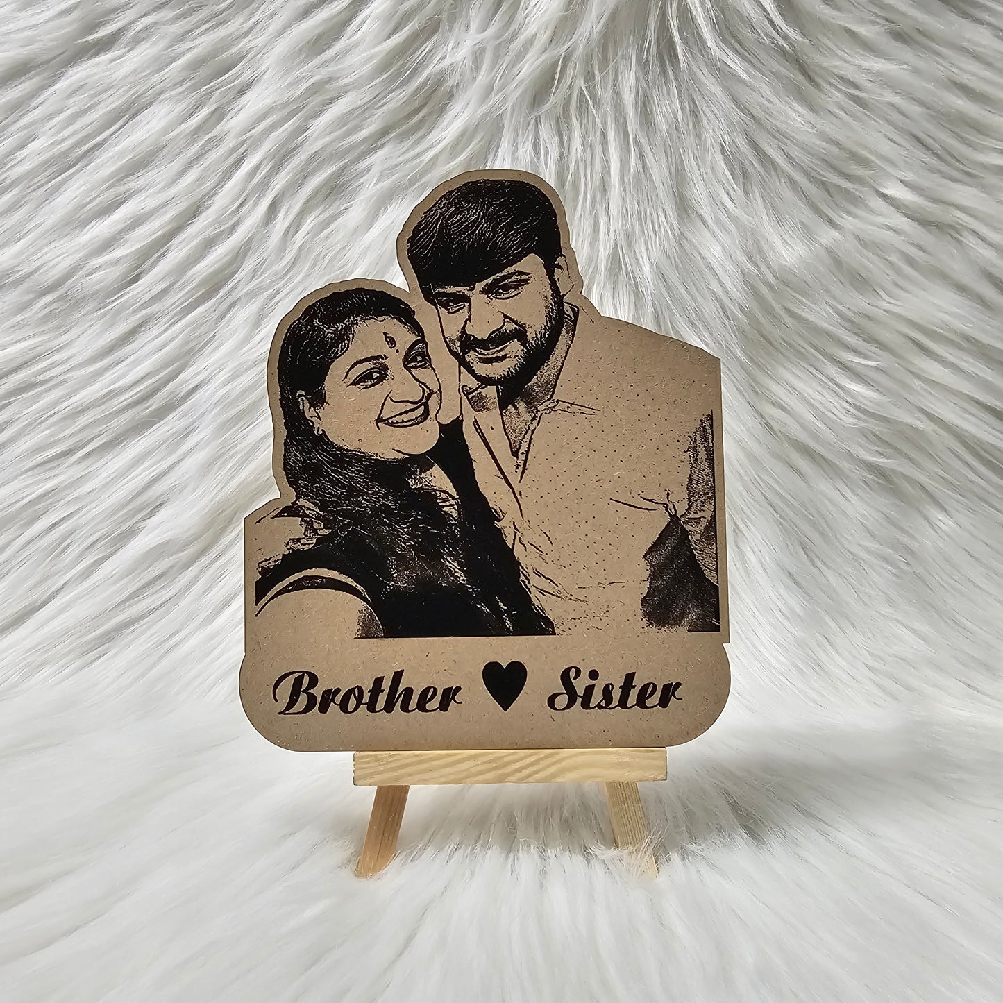 Personalized Wooden Photo Stand