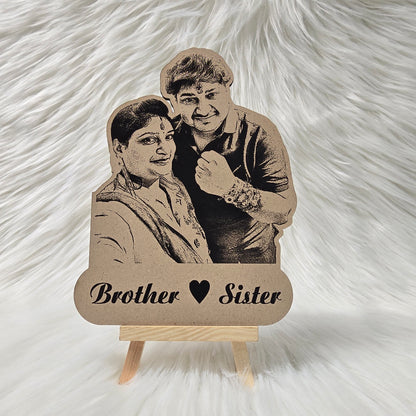 Personalized Wooden Photo Stand