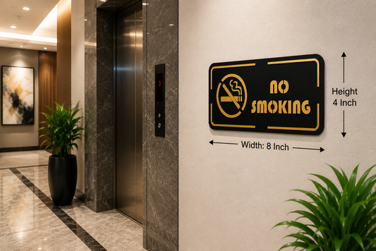 No Smoking Sign Board