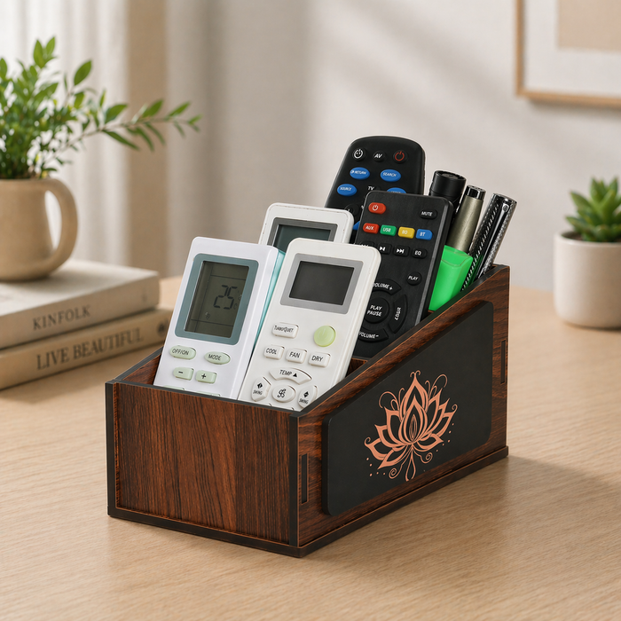 3 Compartment  Remote Stand