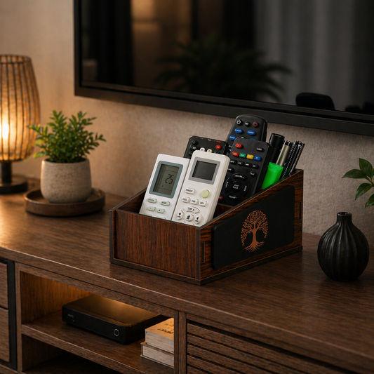 3 Compartment  Remote Stand