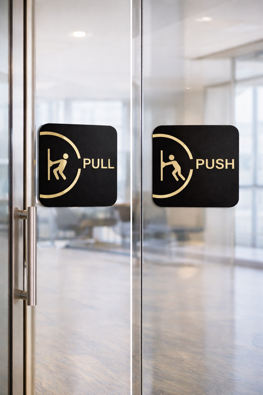 Push Pull Sign Board