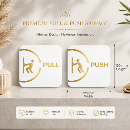 Push & Pull Sign Board