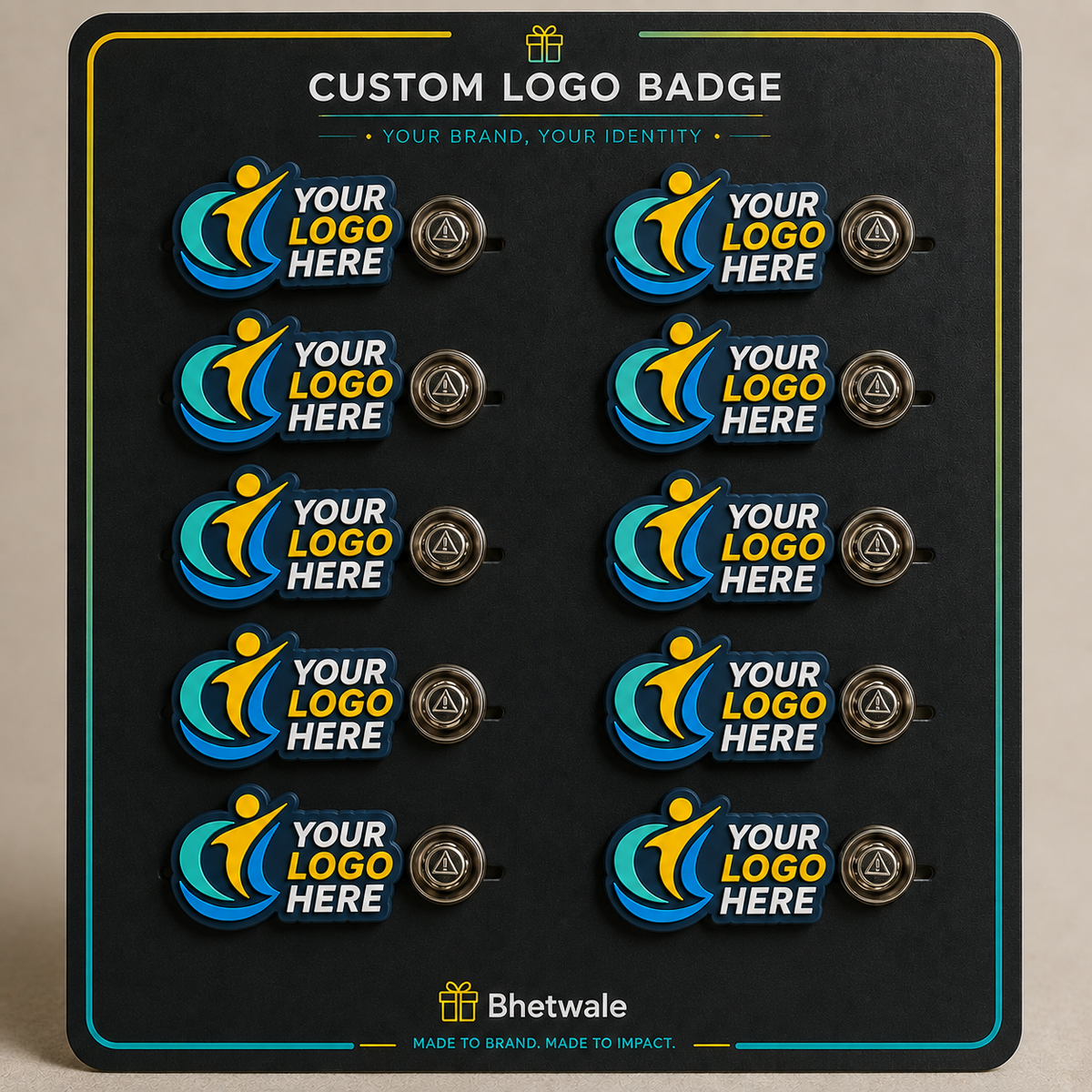 Custom Magnetic Badges