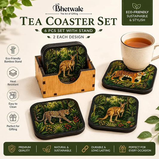 Wildlife Animal Tea Coasters