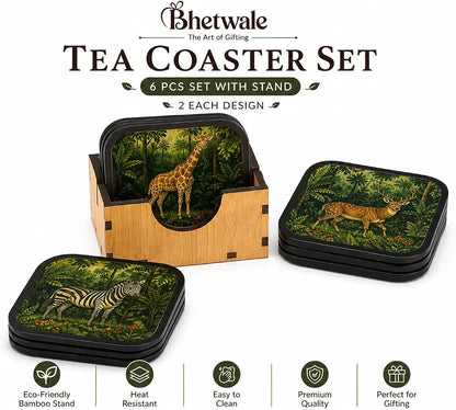 Wildlife Animal Tea Coasters