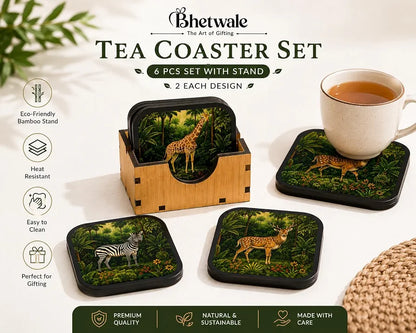 Wildlife Animal Tea Coasters