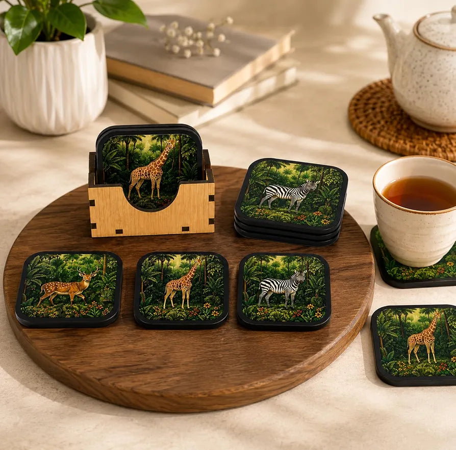Wildlife Animal Tea Coasters
