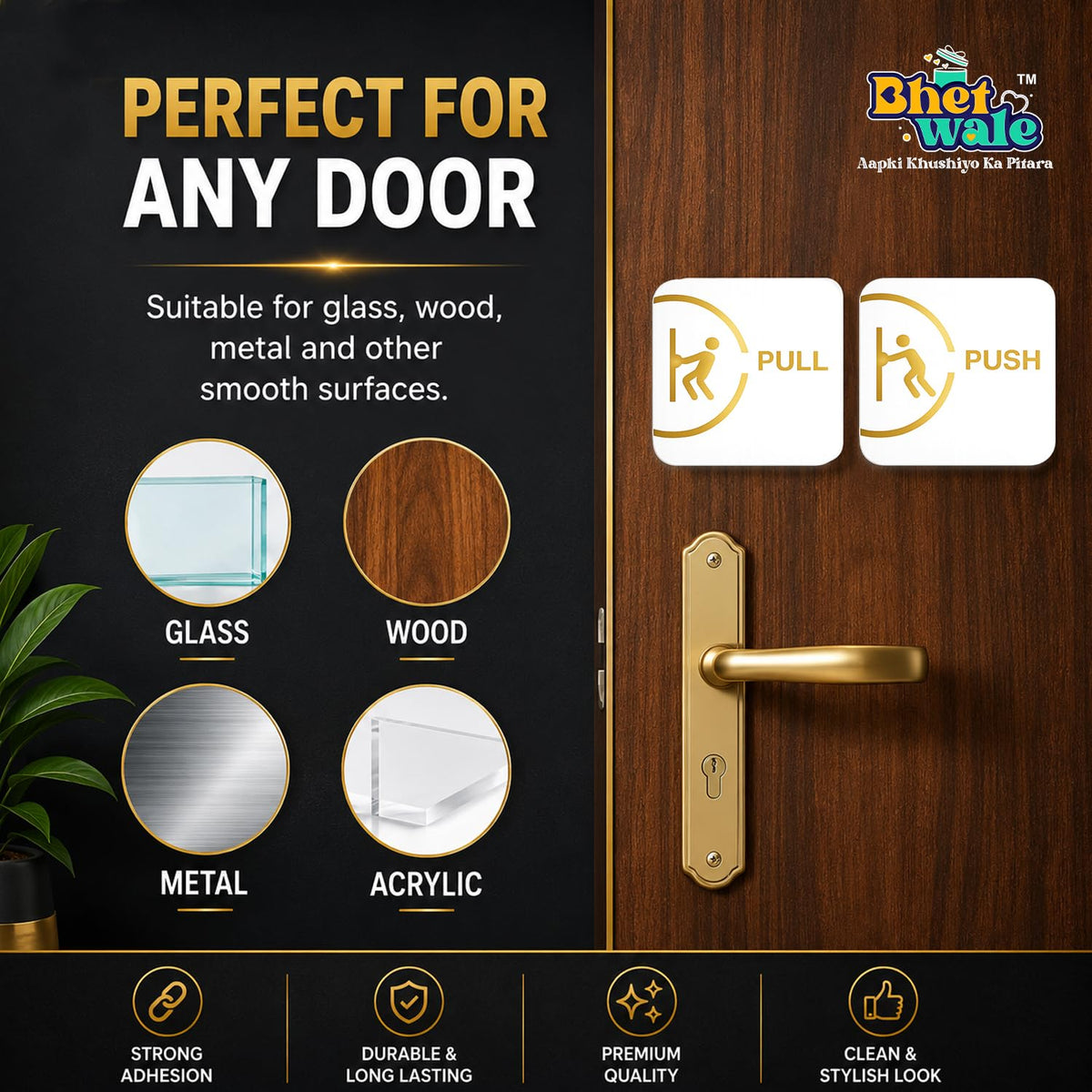Push Pull Sign Board