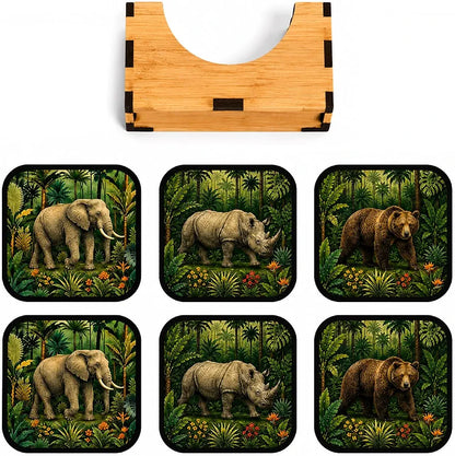 Wildlife Animal Tea Coasters