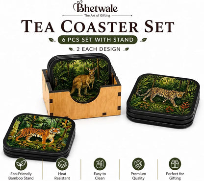 Wildlife Animal Tea Coasters