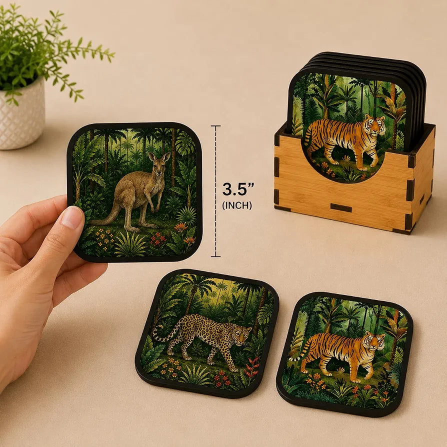 Wildlife Animal Tea Coasters