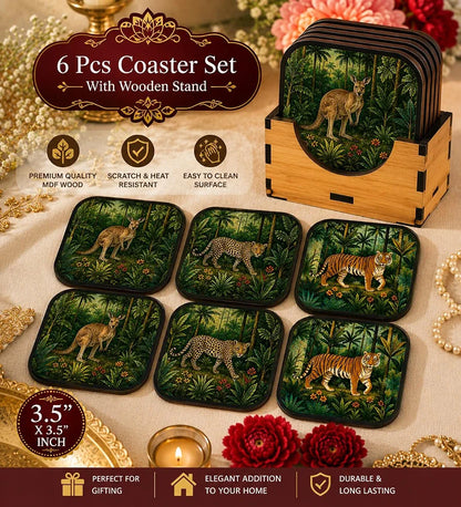 Wildlife Animal Tea Coasters