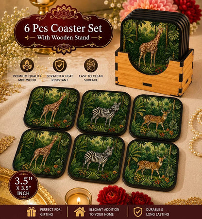 Wildlife Animal Tea Coasters
