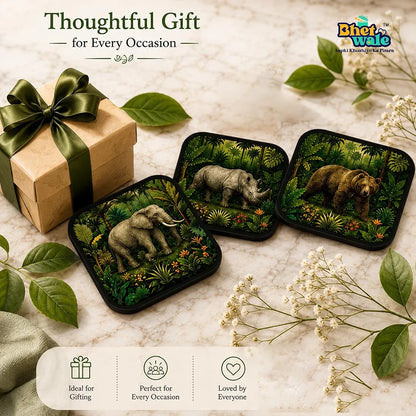Wildlife Animal Tea Coasters