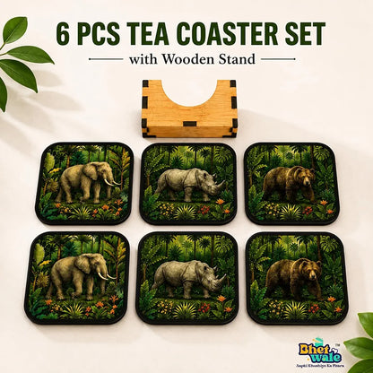 Wildlife Animal Tea Coasters
