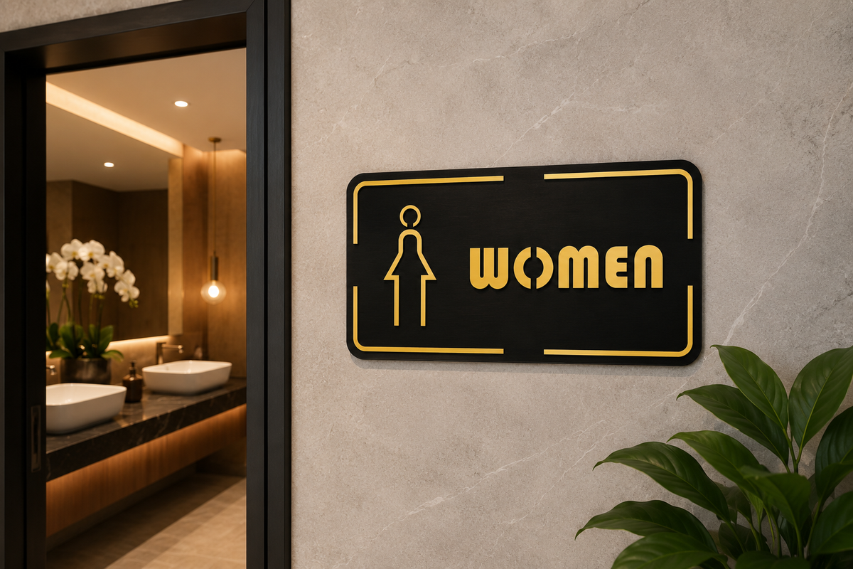 Men & Women Sign Board