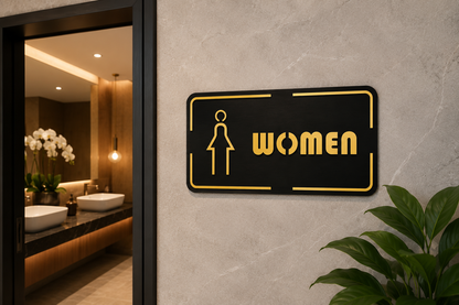 Men & Women Sign Board