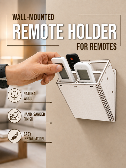 4 Compartment Remote Organizer