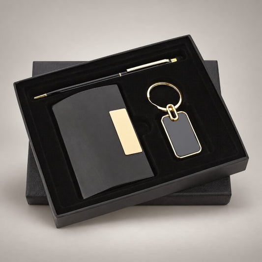 Pen, Keychain & Cardholder Corporate Gift Set - GS253