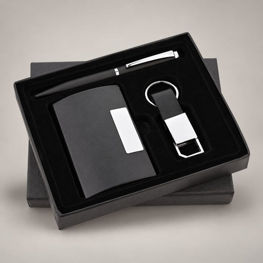 Pen, Keychain & Cardholder Corporate Gift Set - GS127