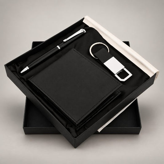 Pen, Keychain & Wallet Corporate Gift Set - GS130