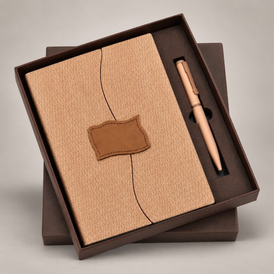 Diary & Metal Pen Corporate Gift Set - GS402