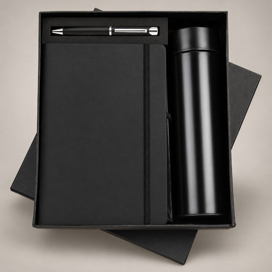 Diary, Pen & Temperature Bottle Corporate Gift Set - GS171