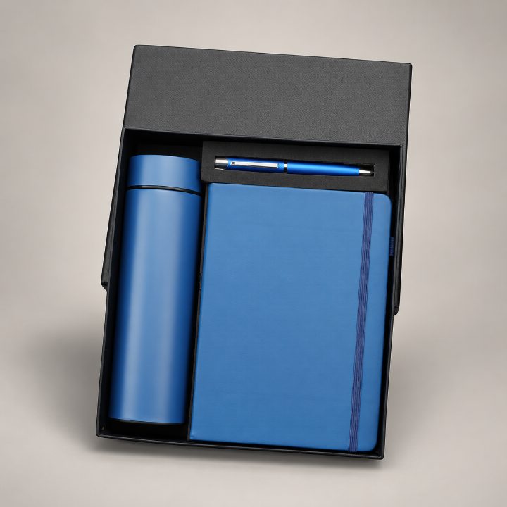 Diary, Pen & Temperature Bottle Corporate Gift Set - GS183
