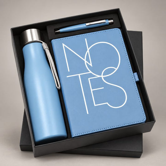 Steel Bottle, Diary, Pen Corporate Gift Set - GS384