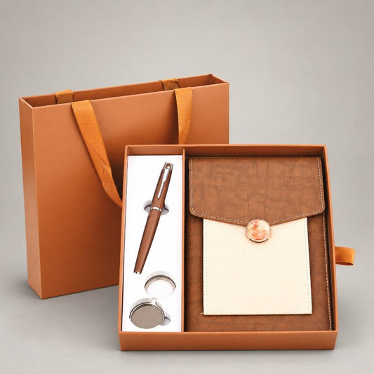 Diary, Pen & Keychain Corporate Gift Set - GS353
