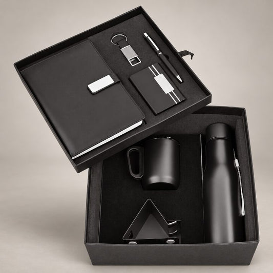 Diary, Pen, Keychain, Cardholder, Bottle, Mug & Mobile Stand Corporate Gift Set - GS308