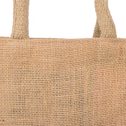 9x9x4 inch Natural Jute Bag – Without Zip — view 4