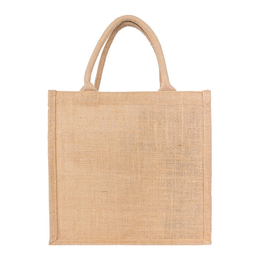 12x12x5 inch Natural Jute Bag – Without Zip — view 2